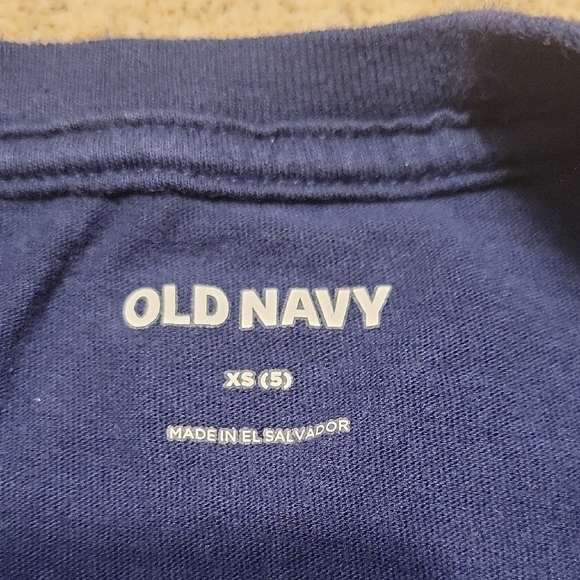 Old Navy Blue Super Mario Short Sleeve Tee Size 5 - Picture 2 of 4